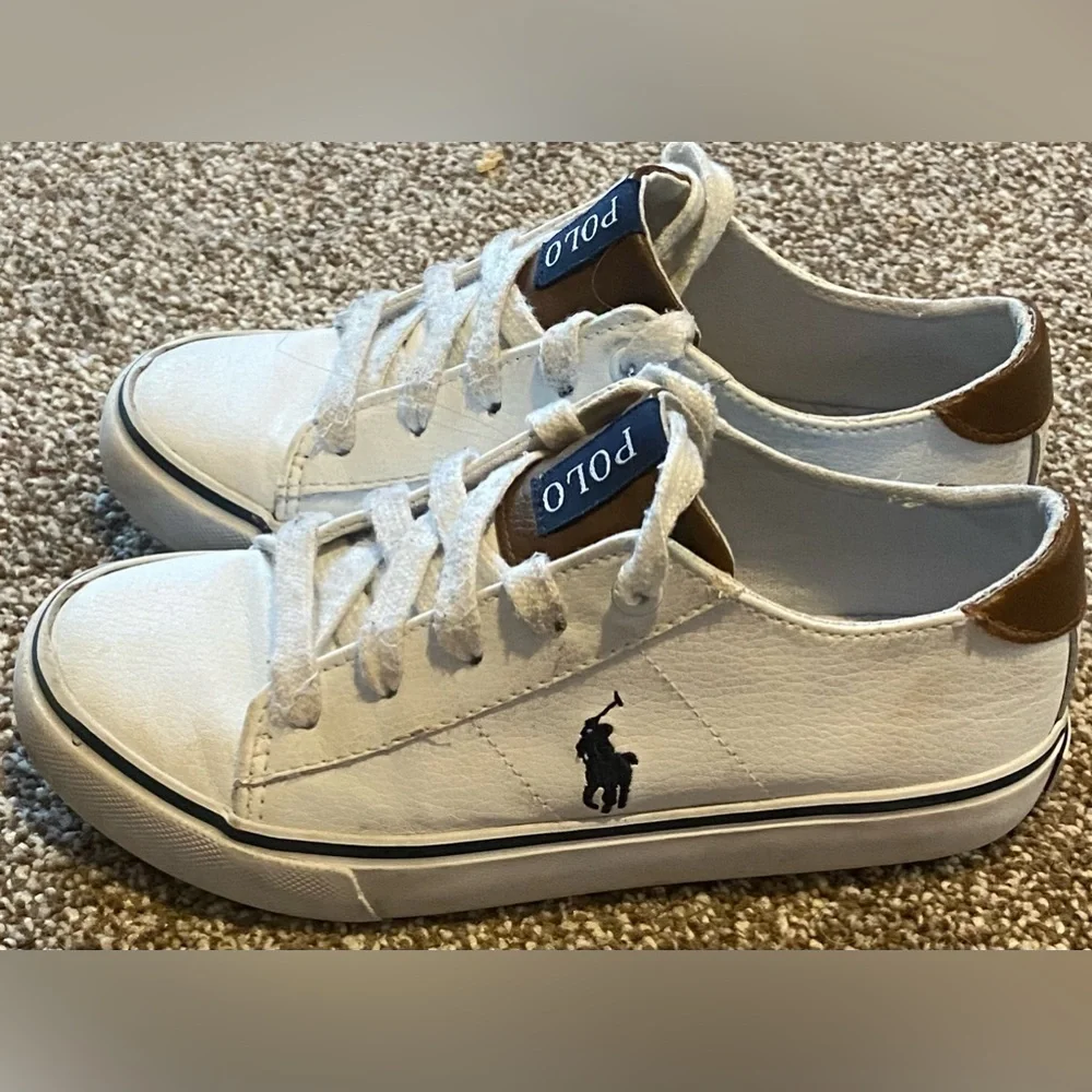 Polo by Ralph Lauren kids canvas shoes Sz 13